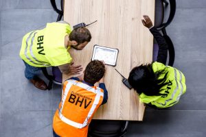 overleg BHV team bedrijfsveiligheid