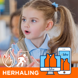 E-learning herhalingscursus bhv eerste hulp bij werken met kinderen en brandbestrijding en ontruiming